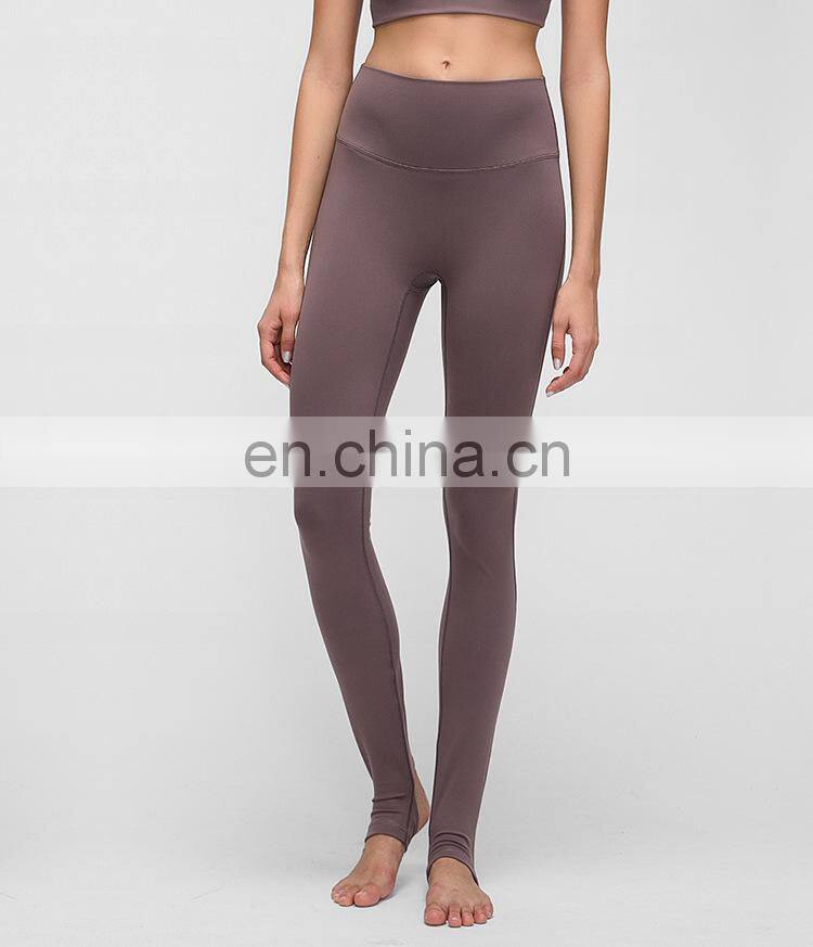 Most hot selling good quality women workout yoga dance wear camel toe extra long pants leggings