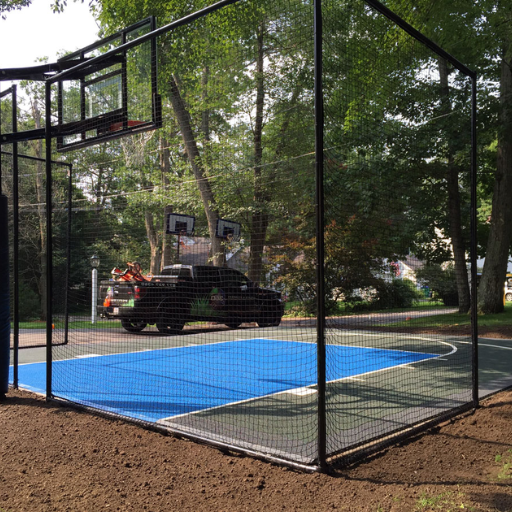 backyard basketball court fencing (2)