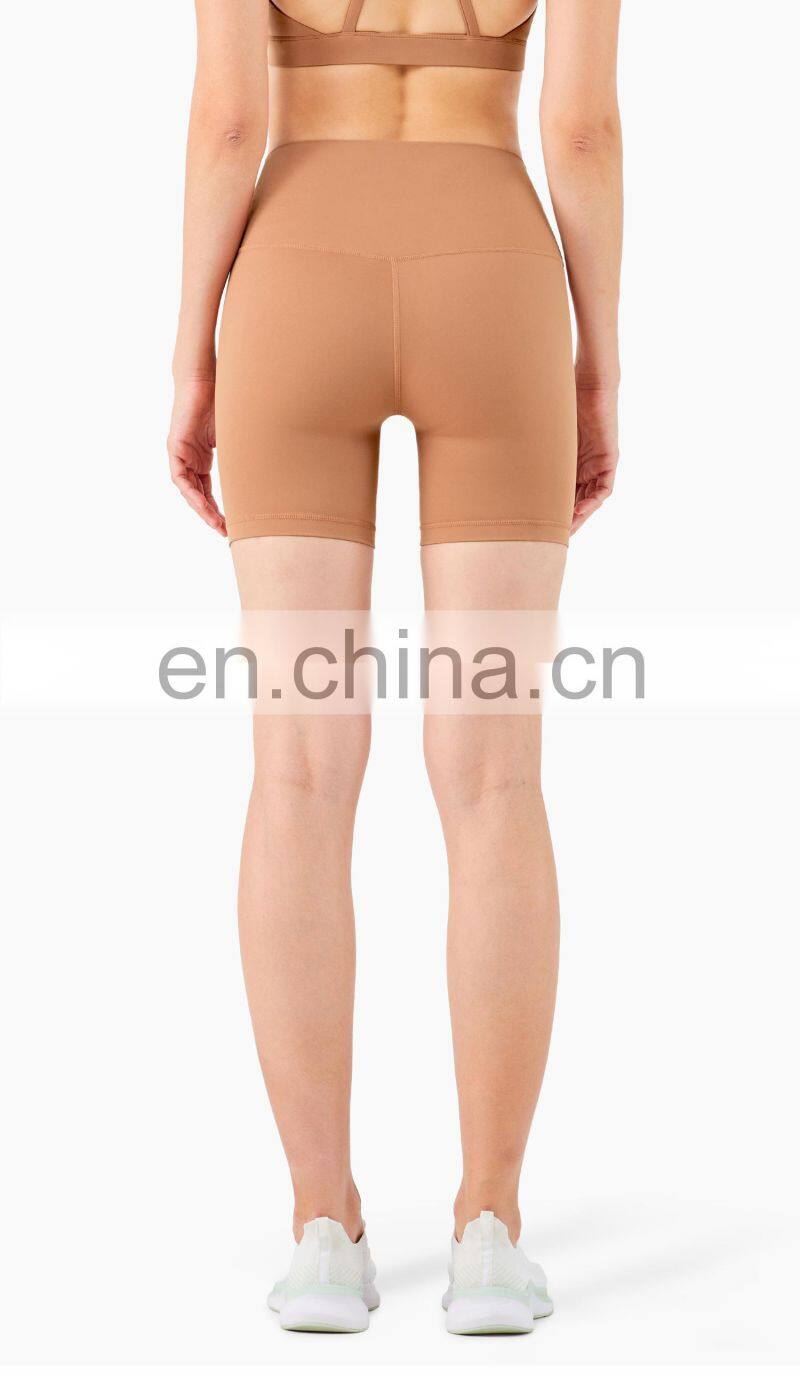Custom Fitness Summer Gym Yoga Short Leggings Women High Waist Cycling Biker Short