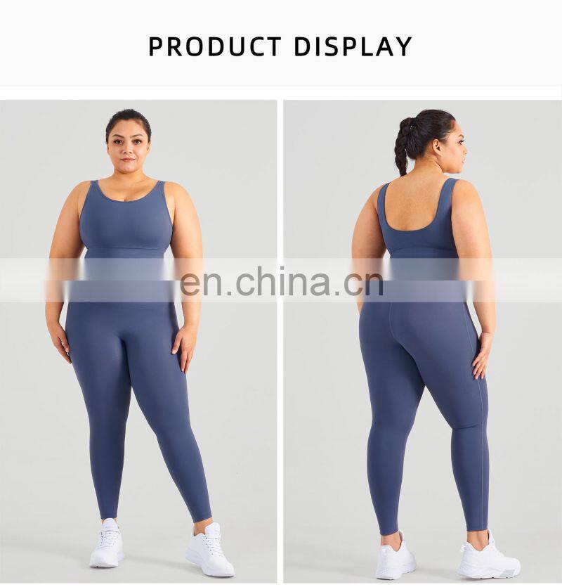 Hot Selling Plus Size Gym Fitness Sets Women Yoga Sexy High Impact Sport Wear