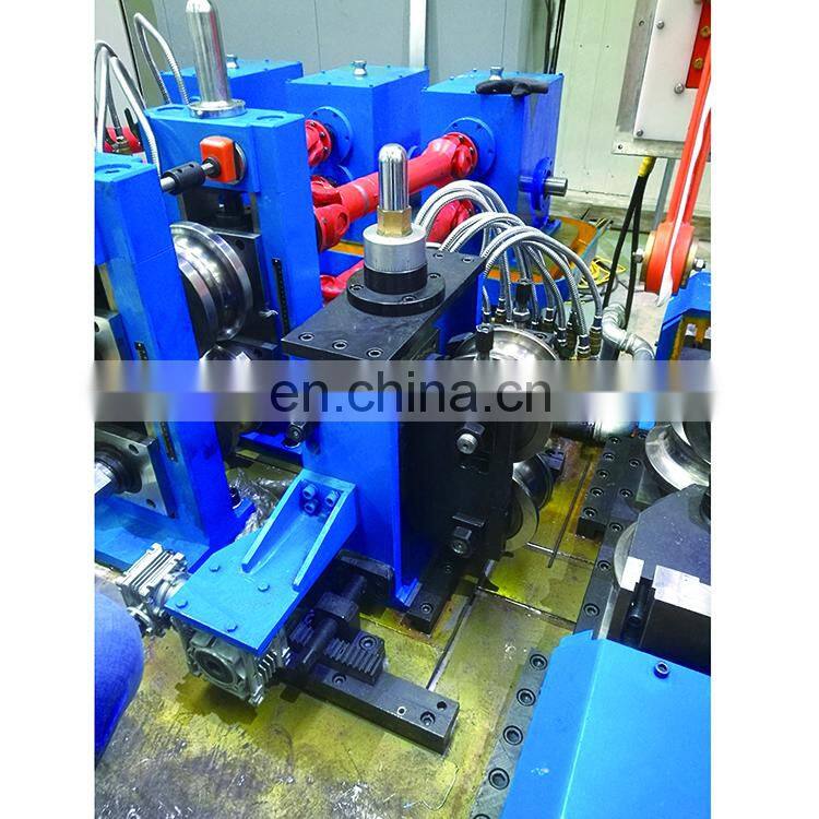 Nanyang long service life erw carbon steel rolling tube making machine pipe mill line