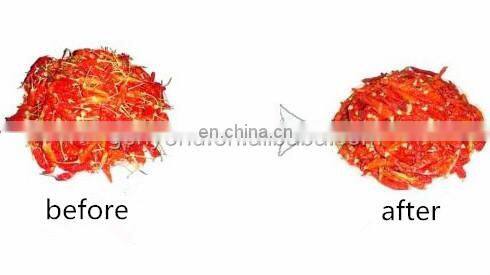 Genyond Factory automatic industrial Hot chili stem removing remover equipment/ red pepper stem cutting cutter machine