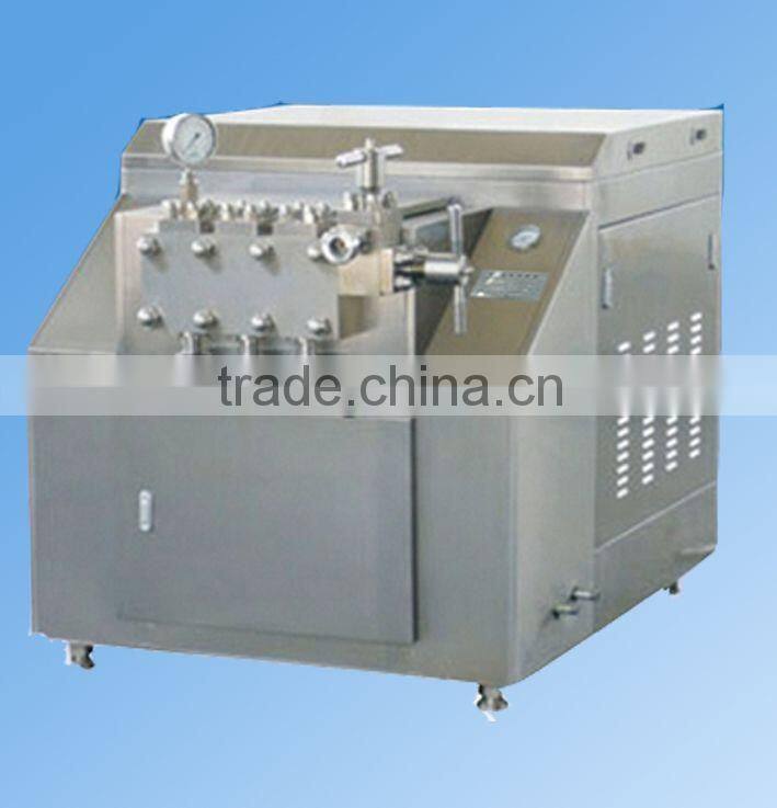 Stainless steel high pressure homogenizer price / milk homogenizing machine