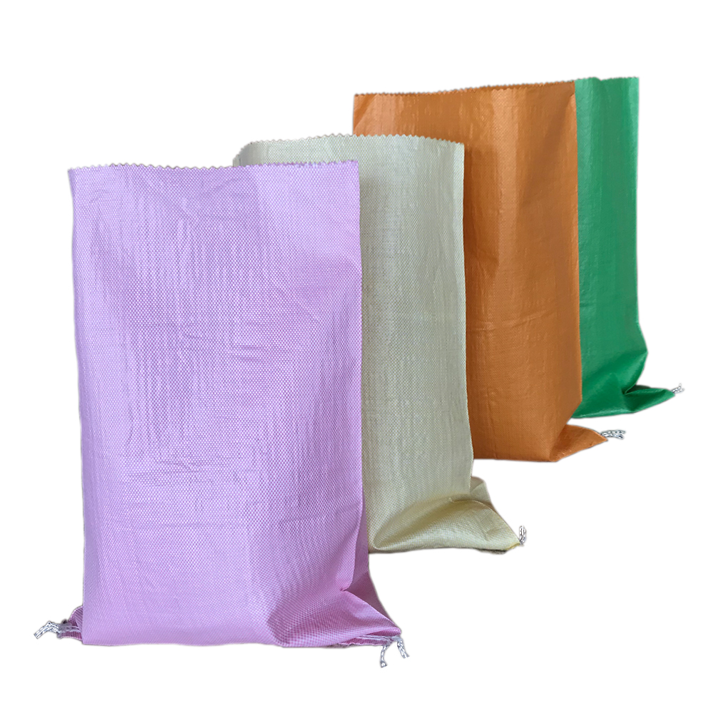 Manufacturer Rice bag 25kg 50kg plastic sand cement poly PP woven sacks for chemical fertilizer food