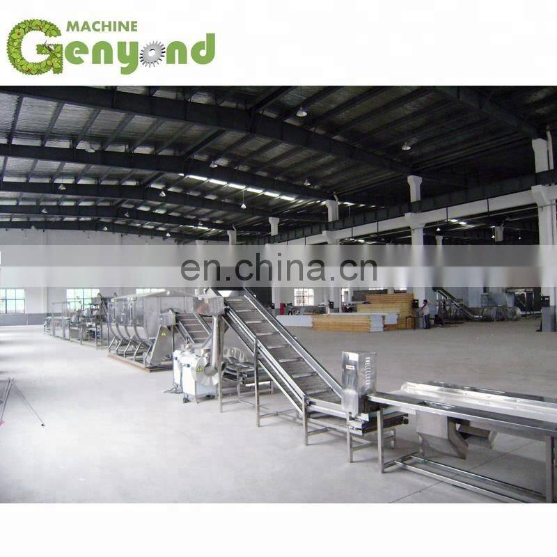 automatic frozen fruit & vegetable processing line