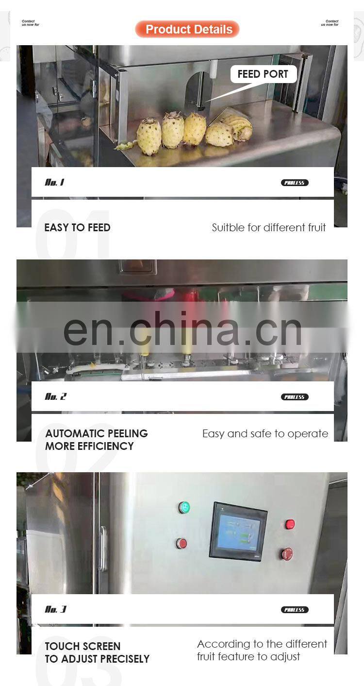 Factory Genyond Automatic fruit peeler equipment citrus orange Lemon peel removing peeling machine used for Industrial
