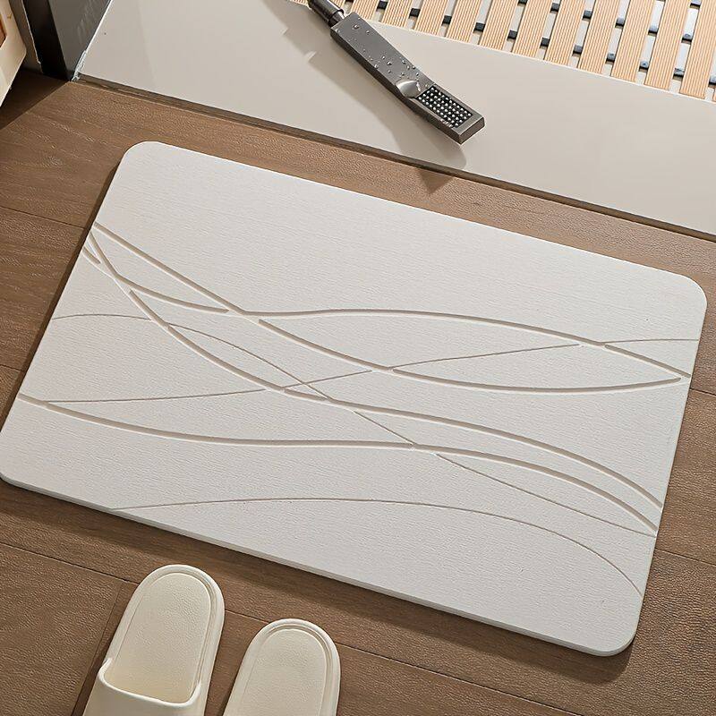 engraved diatomite stone bath mat (3)