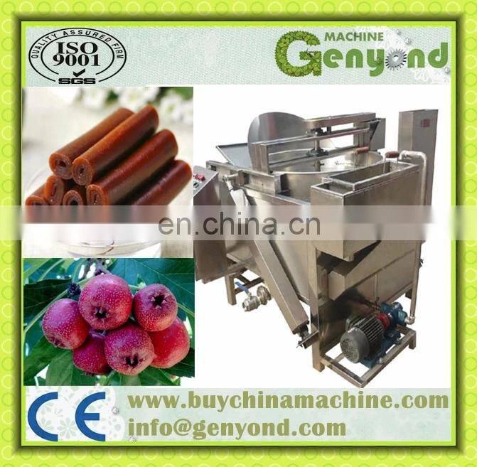 Hawthorn fruit leather hawthorn sweetend roll processing line fruit bar packing machine