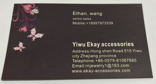 Yiwu Ekay accessories co.,TED