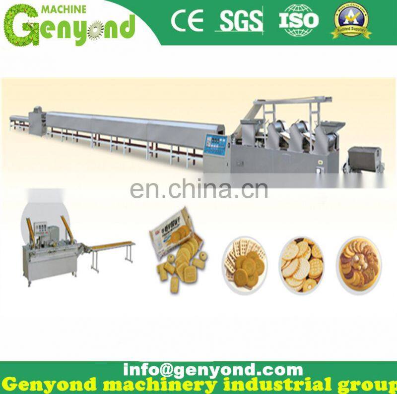 stainless steel small scale industry biscuit making machine