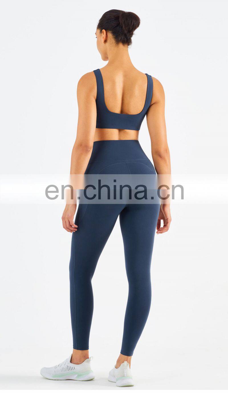 Gym Activewear Sexy Sports Bra Crop Top Outfits Women Gym Fitness Sets Tights Leggings