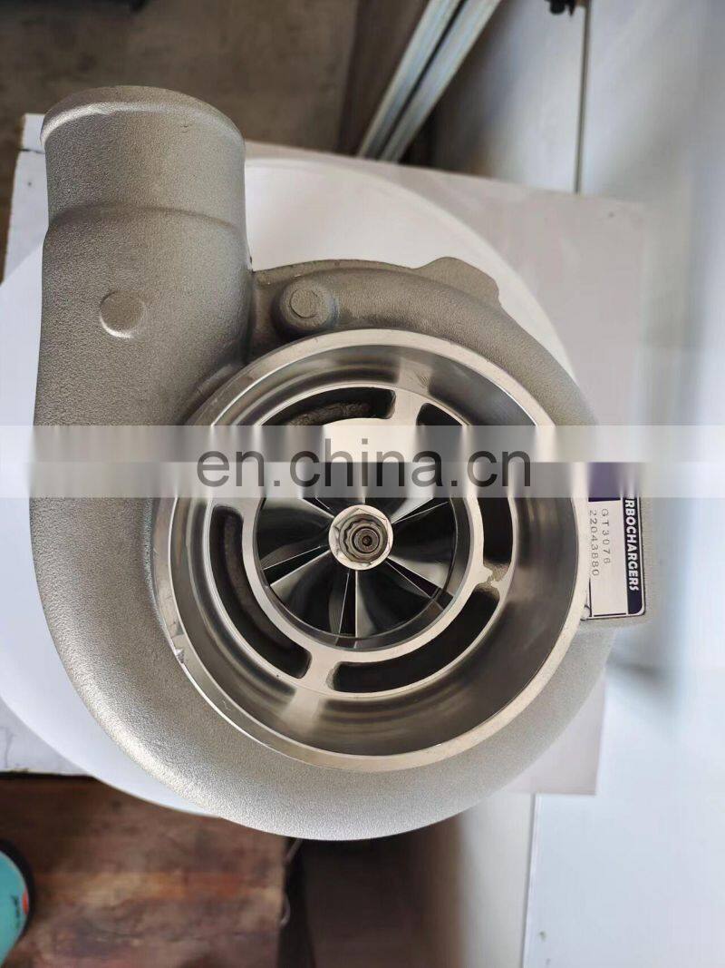 billet wheel turbocharger GT3076 GT30 GT3037 Turbocharger 500HP T3 Turbo External Perfect for all 6 / 8 cyl 3.0L-5.0L engine