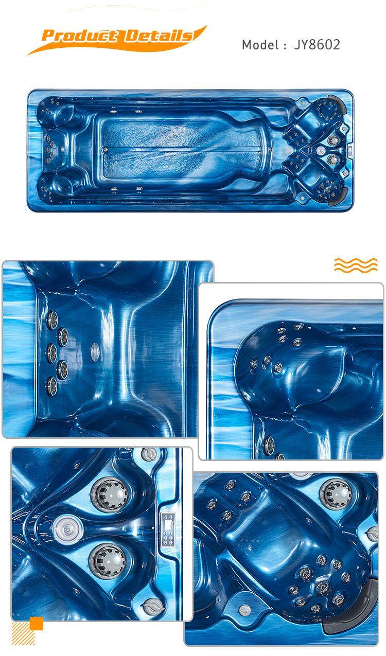 2023 Hot Selling 5.7M Swim SPA Above Ground Swimming Pool Outdoor with 4 Seating