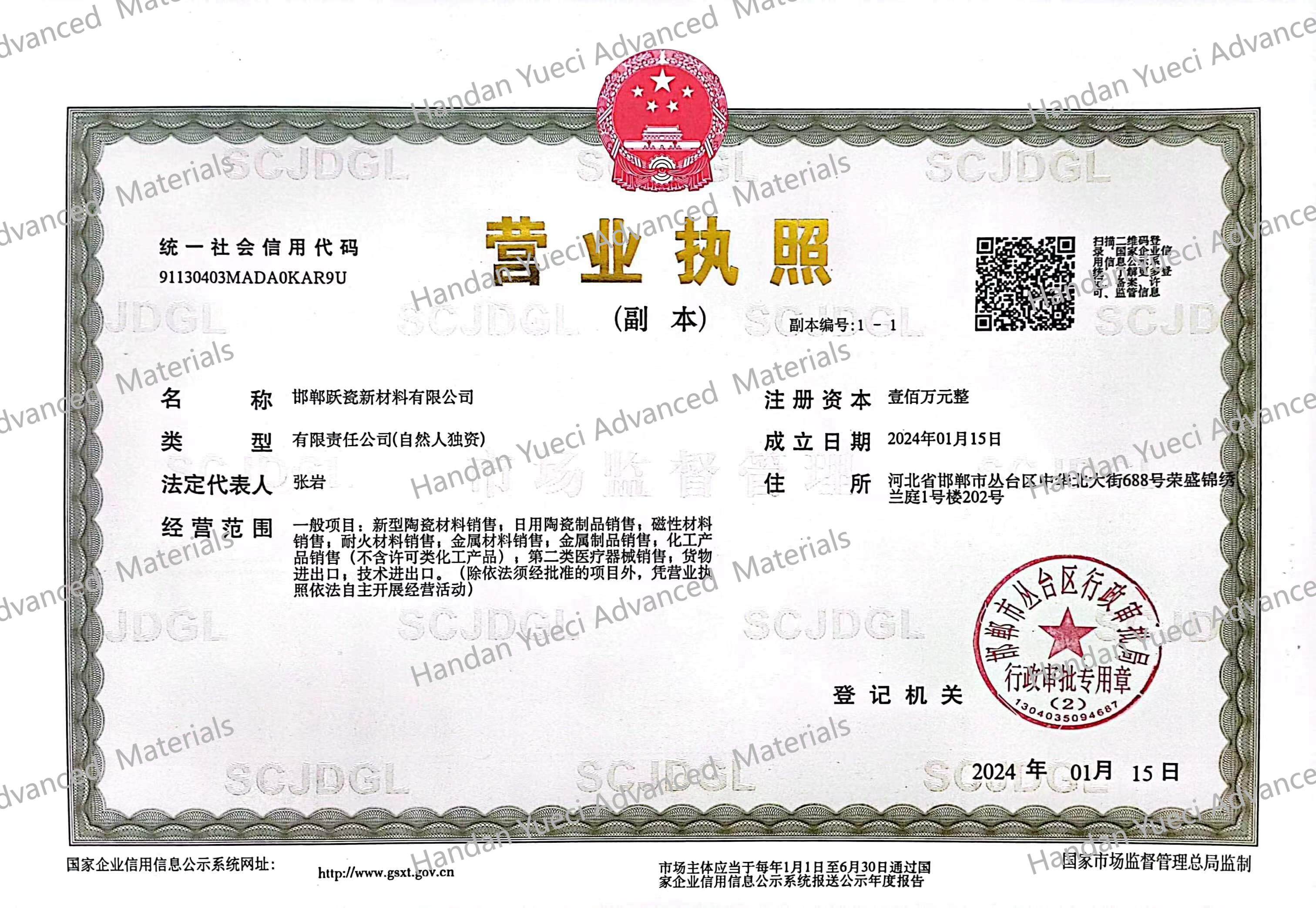 Hebei Suoyi New Material Technology Co.,ltd company overview - view 1