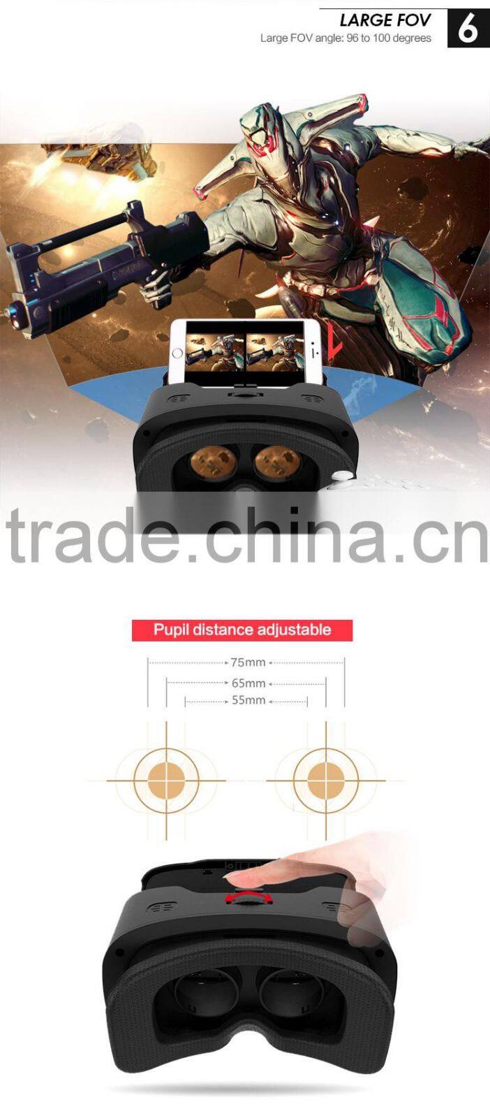 2016 hot high quality virtual reality 3d glasses for blue film video open sex  video vr box of VR 3D Glasses from China Suppliers - 128153257