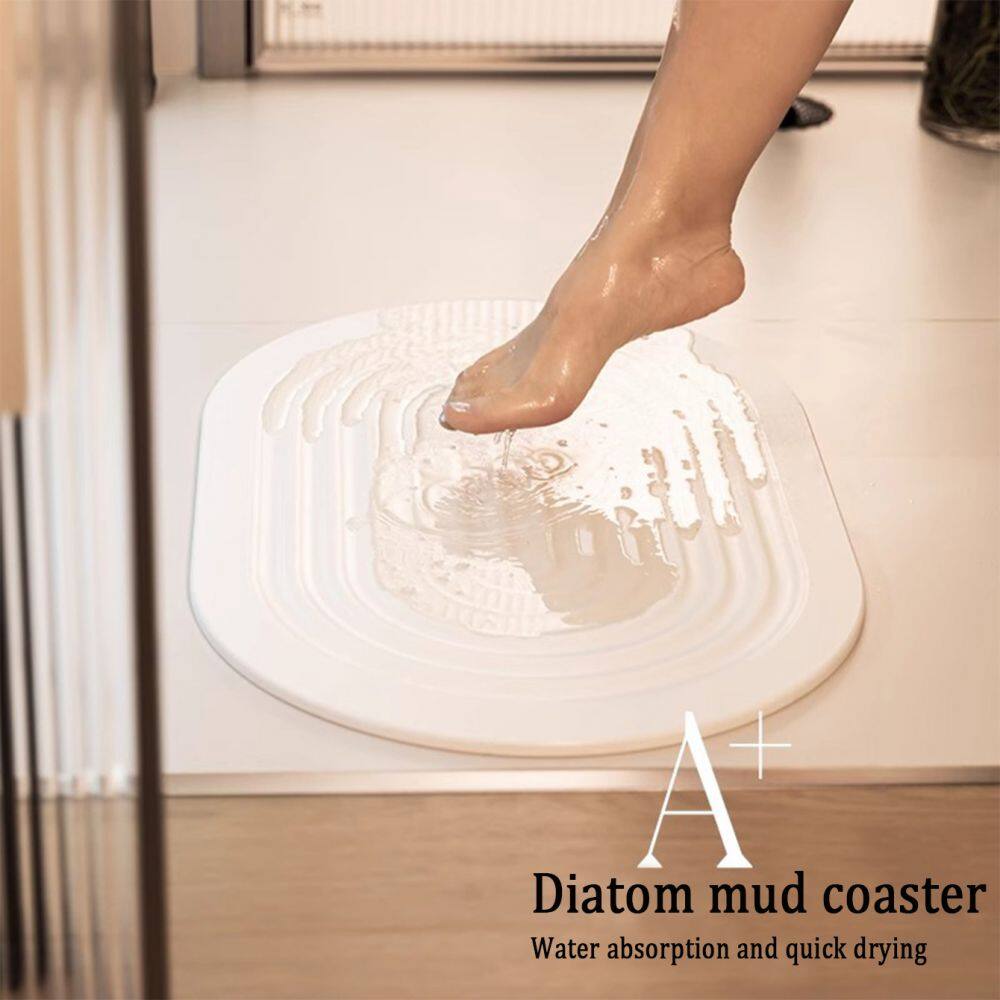 wave graven diatomite stone bath mat (1)