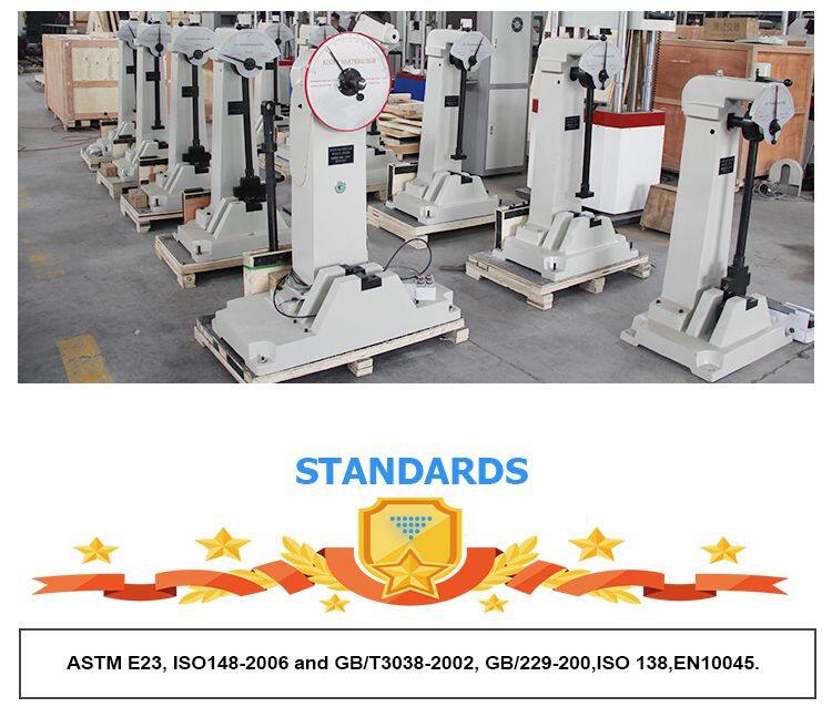 JBS-300B Charpy Impact Testing Machine for Metal Charpy V Notch test