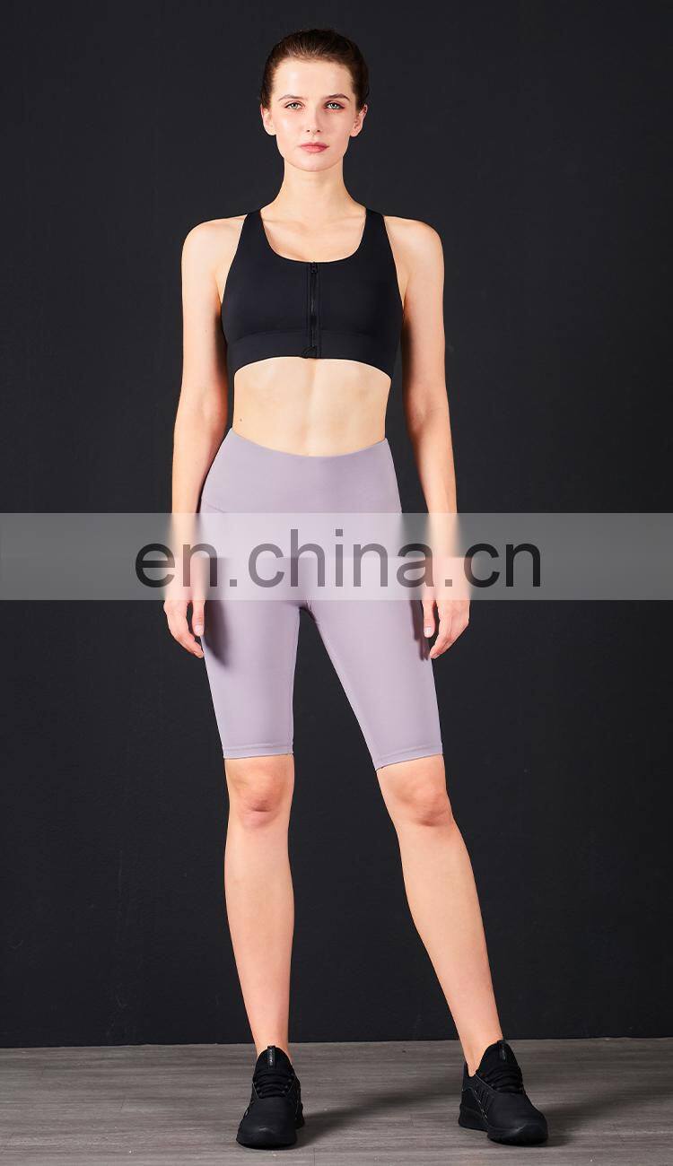 Workout Sets for Women 2 Piece High Waisted Biker Shorts With Sport Bra Summer Tracksuit Set