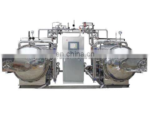 semi auto type Pouch food small retort sterilization machines