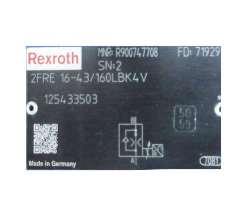 Rexroth Proportional Flow Valve Control Valve Pressure Valve 2FRE16-4X/100LBK4M