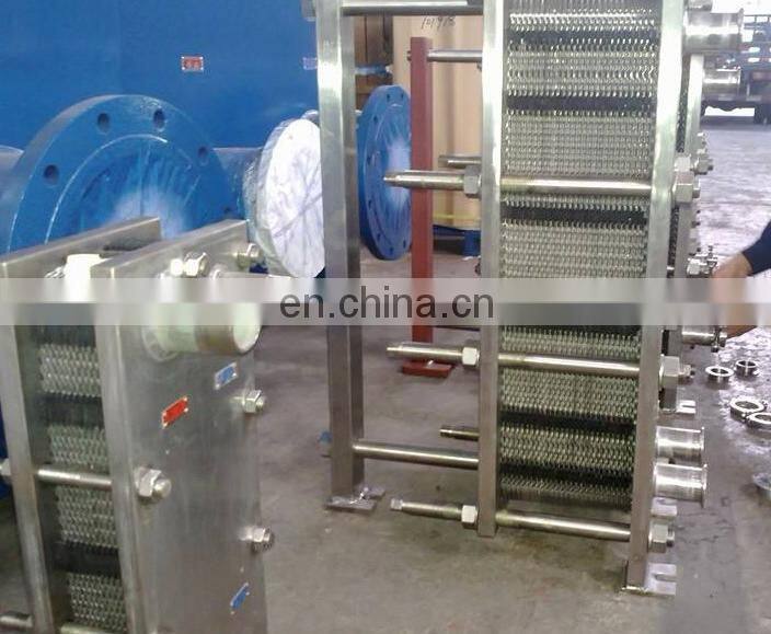 Stainless steel plate heat exchanger Food heating heat exchanger Plate hot water circulation cooler