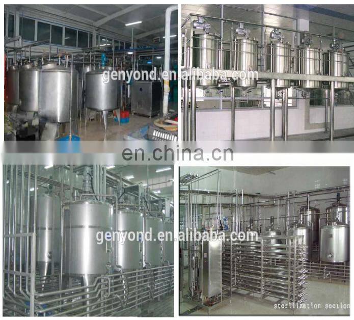 Genyond Factory Flavored nuts plate based rice Milk almond tigernut Soymilk Production Line/Soy milk processing machinery