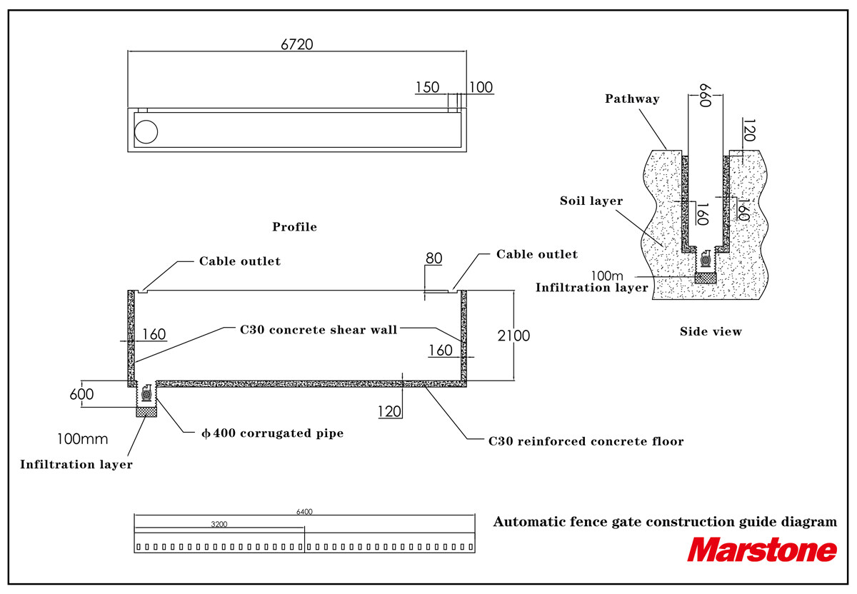 How to install automatic retractable fence gates?