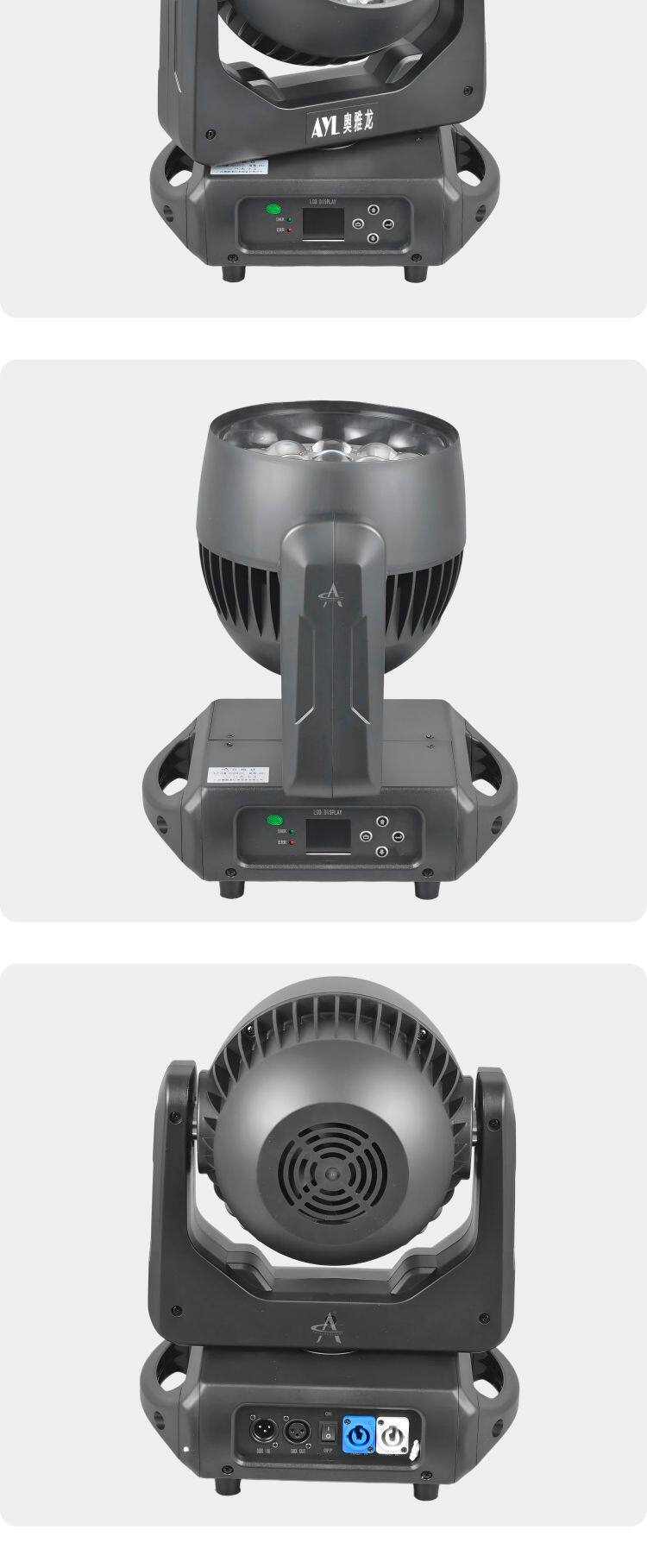 RS19 19x15W Eye B-eye Zoom Wash Beam Focusing DMX Pixel Control 4in1 RGBW LED Zoom Moving Head Wash Lights