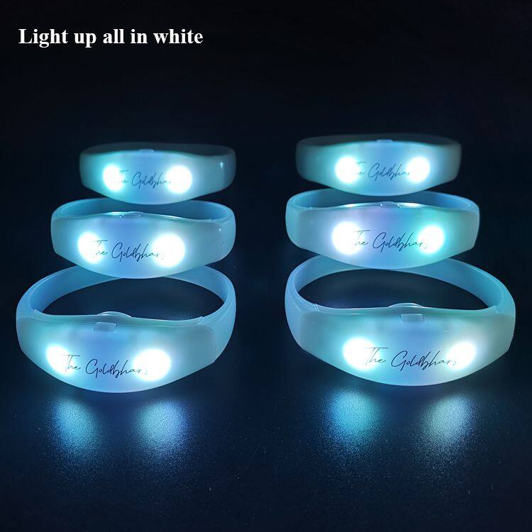 Event Supplies DMX Control LED Bracelets Radio Controllable LED Light up Bracelets