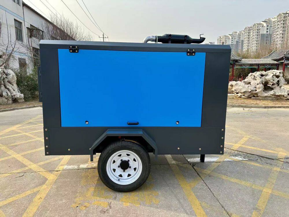 Electric mobile air compressor