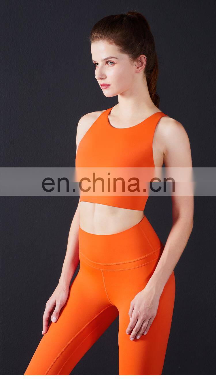 Women's High Impact Sports Bras Cross Back Crop Top Sexy Running Bra for Plus Size