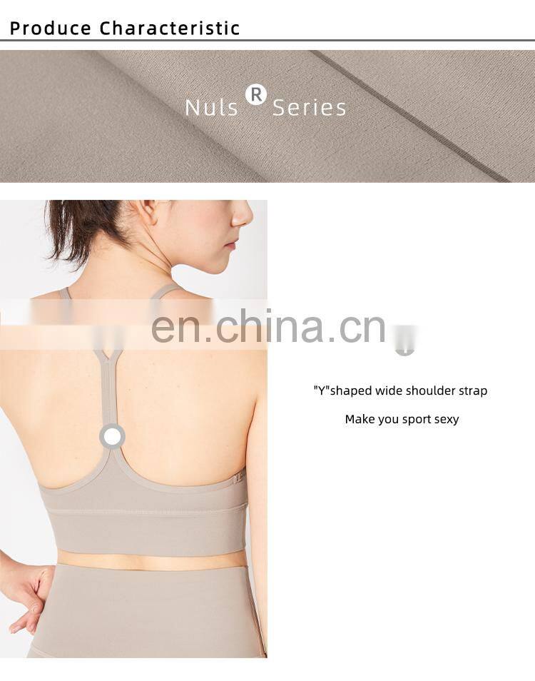 Custom Full Coverage Gym Tank Top Women High Impact Y Back Women Sports Bras Two Mile Wear