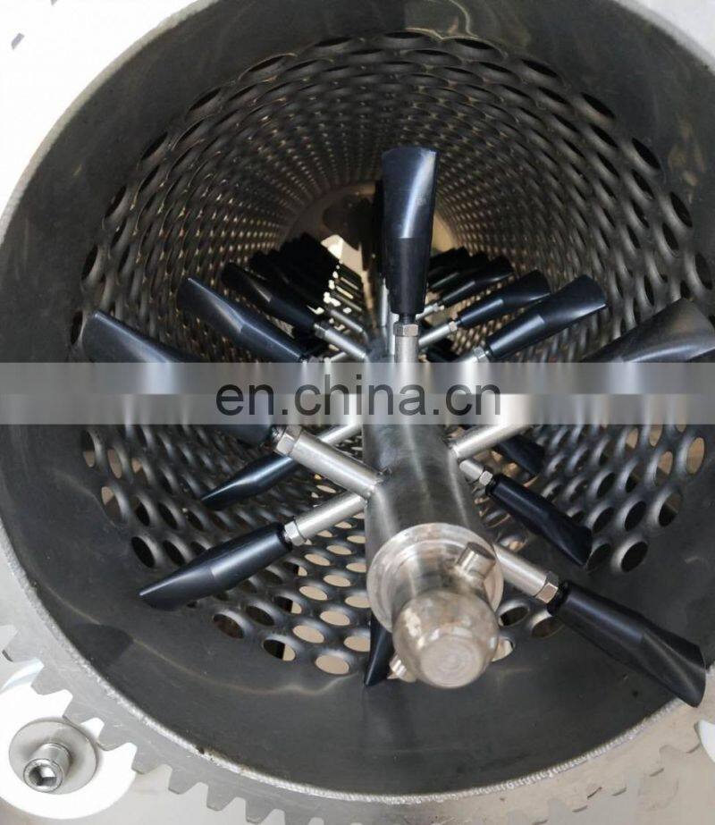 Industrial Grape Crushing Equipment Grape Stemming Crushing Stalk Removing unit Grape Stem Separator separation machine