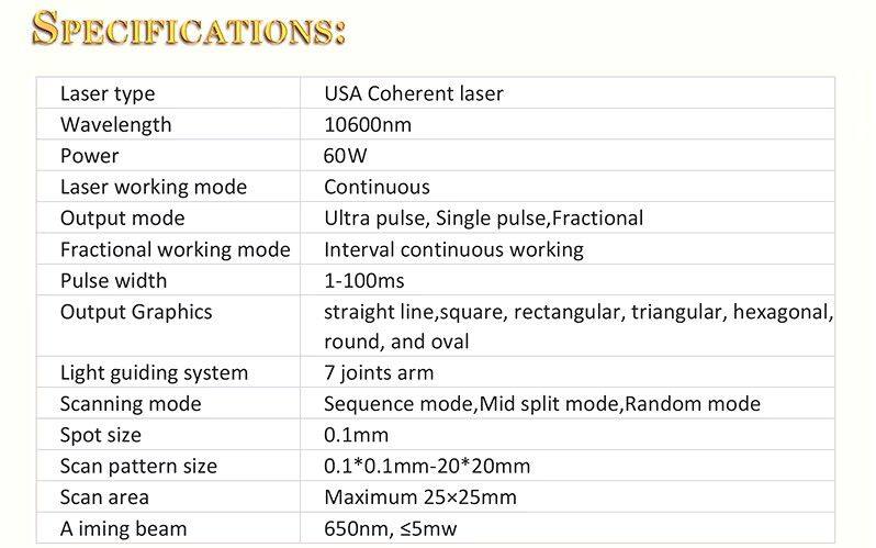 ADM Top Quality CE Approved Vaginal Tightening Fractional Co2 Laser Acne Scar Removal Skin Resurfacing CO2 Laser Machine