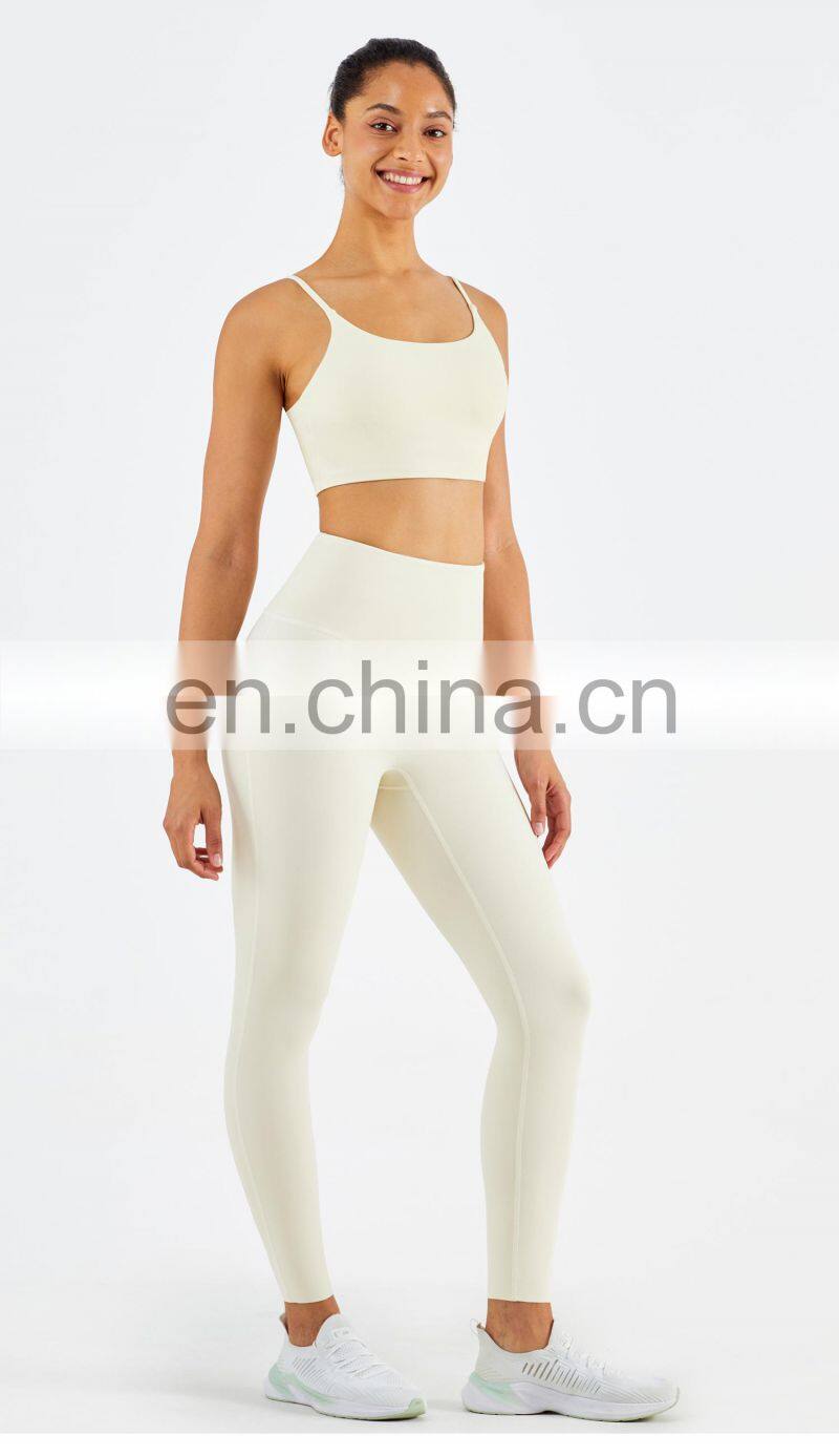 Multi Color Sport Bra Set Exercise Outfits Women Sets 2 Pieces High Support Yoga Pants