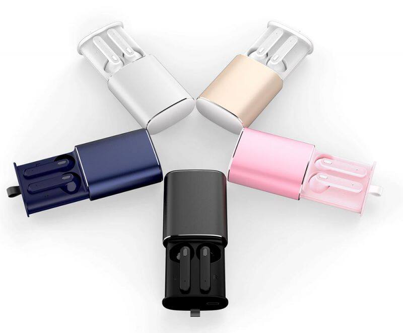 Promotional Rechargeable Sports Metal Charging Case True Wireless Earphones