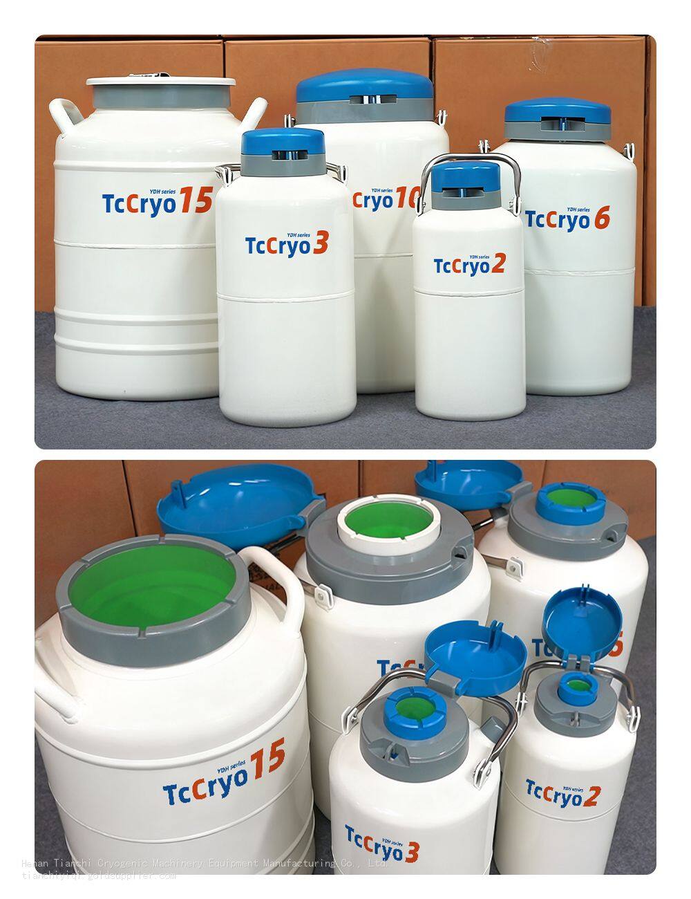 TcCryo dry Aviation-Grade Liquid Nitrogen Tanks Actual Photos
