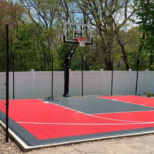 How high should a fence be around a basketball court (3)
