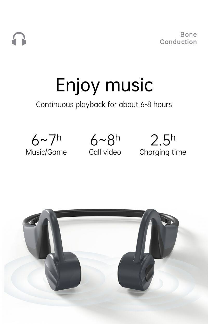 New Swim Bone Conduction Headphones Bluetooth Wireless Earphone 16GB MP3 Music Player Waterproof Earbuds Fitness Sport Headset