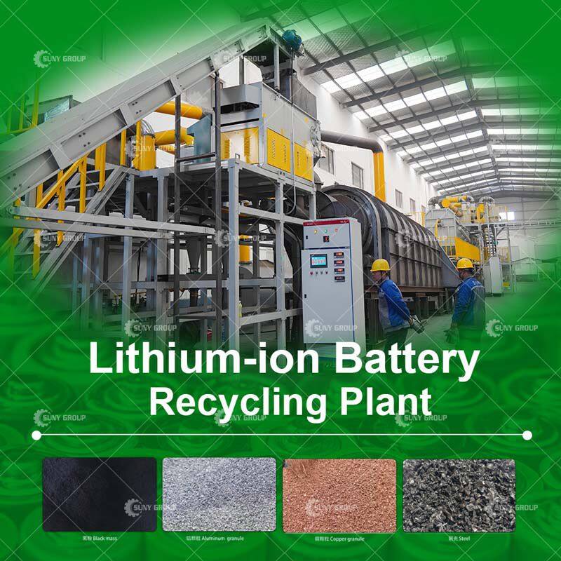 lithium ion battery recycling plant