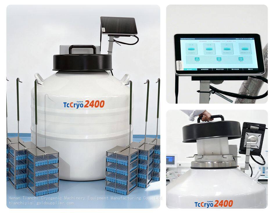 TcCryo Cryobank liquid nitrogen storage system Details
