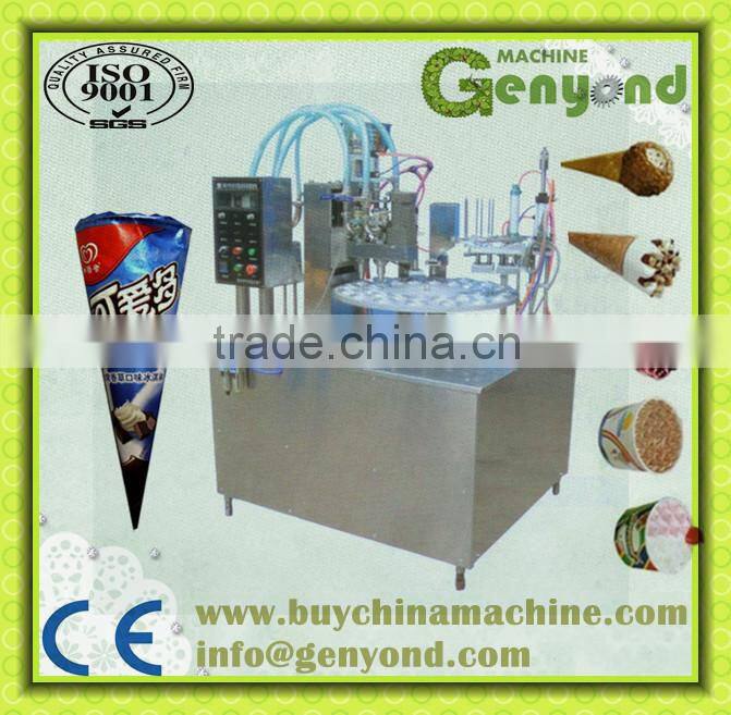 container ice cream filler