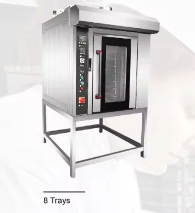 Industrial Electric Gas diesel Rotary Baking Oven for Biscuit Cookie Cake Bread