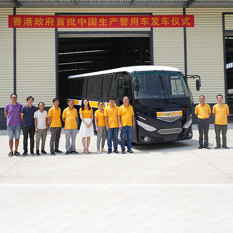 Hong Kong Government's first batch of Chinese production police vehicles launch ceremony