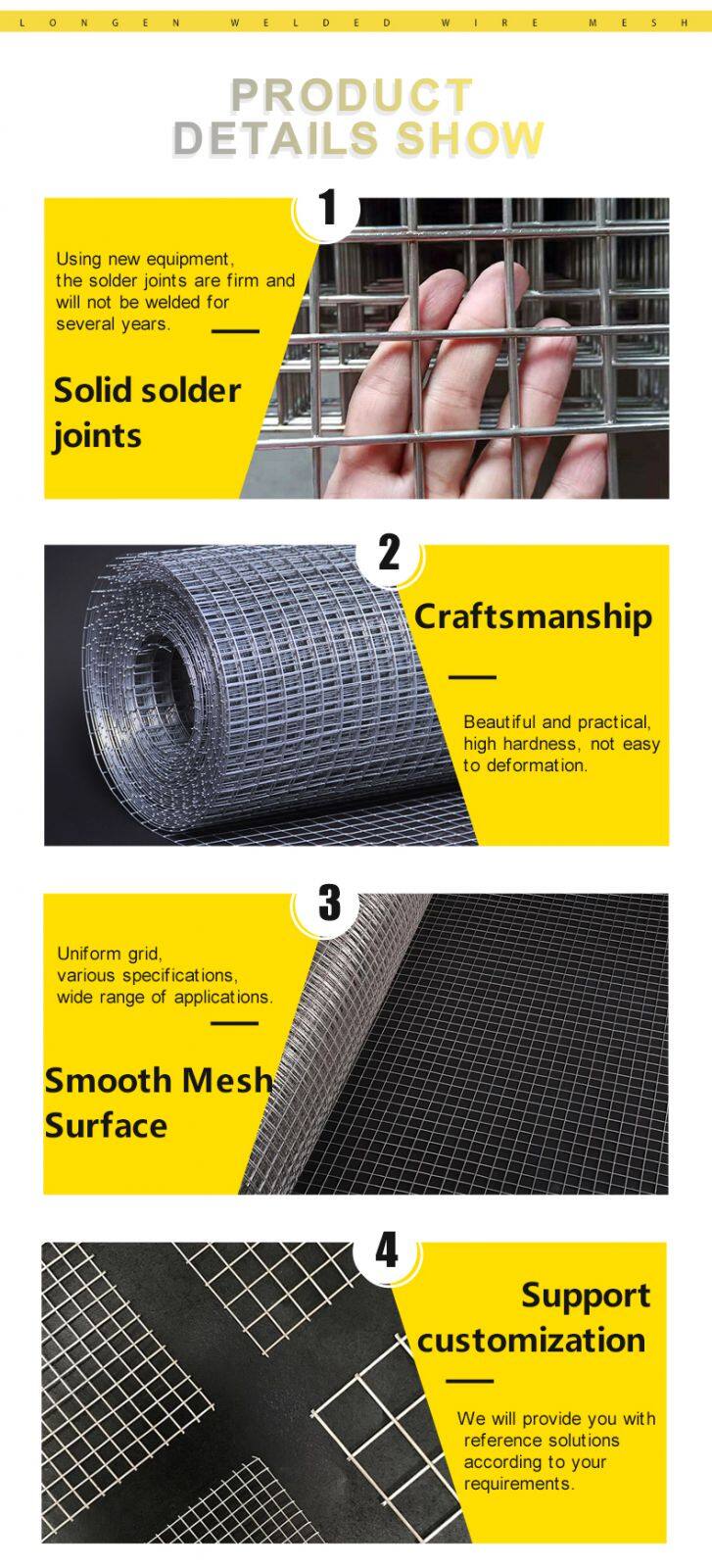 1x1 Panelwelded Stucco Meshweld Mesh Panelwelded Wire Mesh Sizewire Weld Meshwelded Wire Mesh