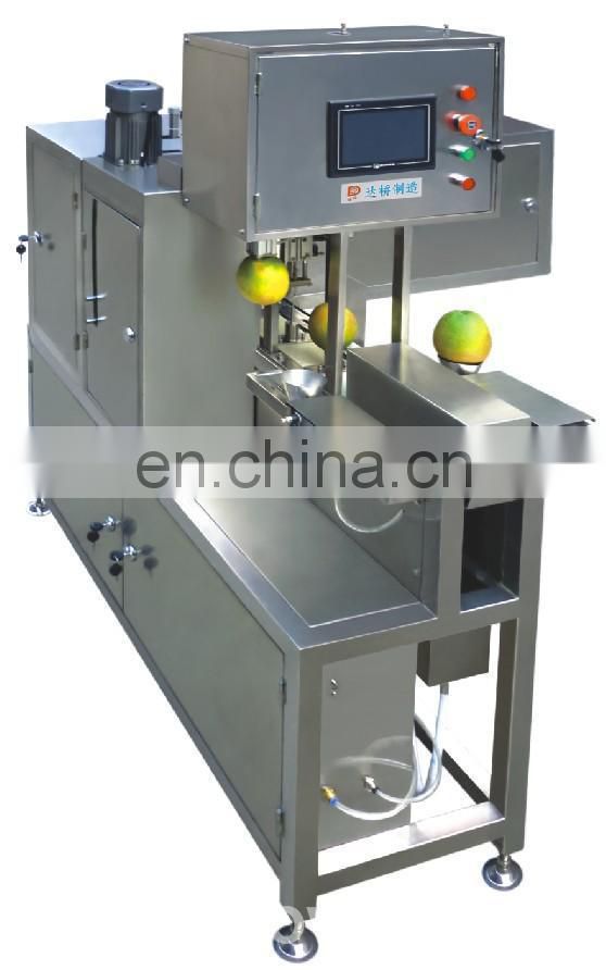 Shanghai Industrial full automatic High speed fruit peeling machine/ citrus apple orange mango peeler cutter equipment