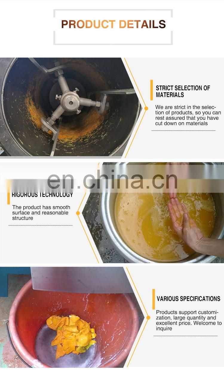 Factory Stainless steel tomato paste processing machine mango pulper pulping equipment Fruit puree vegetable pulp making machine