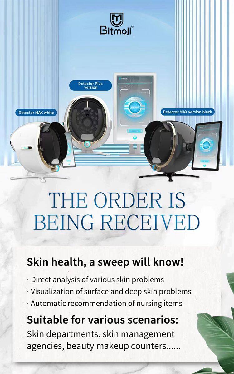 New 3d Face Skin Diagnostics Analyzer Facial Scanner Device With High Pixel All Skin Type Analysis Skin Analyzer Machine