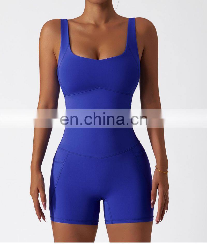 Women High Impact Soft Sports Breathable Bras Wholesale Workout V Cut Hem Yoga Tank Tops
