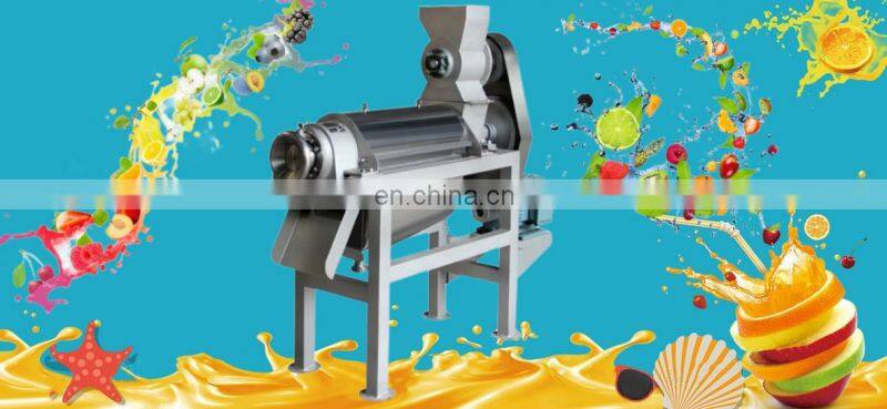 Factory Genyond Industrial Ginger Juicer Tomato Juice Extractor Fresh Fruit Pulp Machine screw juice pressing extraction machine